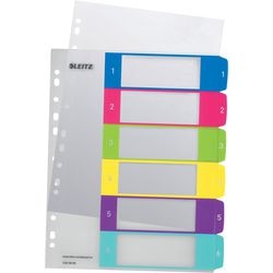 Nummerieke Tabbladen 1-6 Leitz Polypropyleen