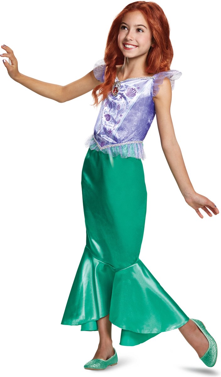 Disguise Disney prinses - the little mermaid, ariel classic , maat xs (3t-4t jaar), meisjes