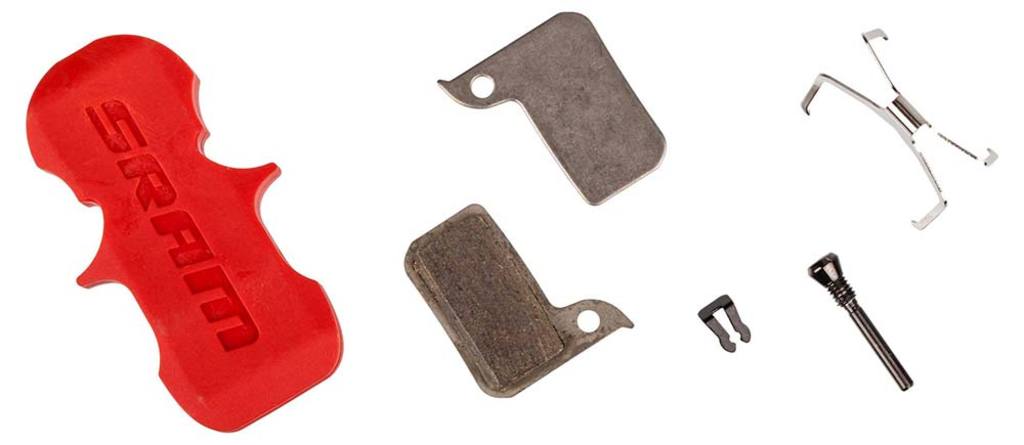 SRAM brakepads monoblock organic steel