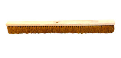 Kamerbezem kokos plat hout (100cm)