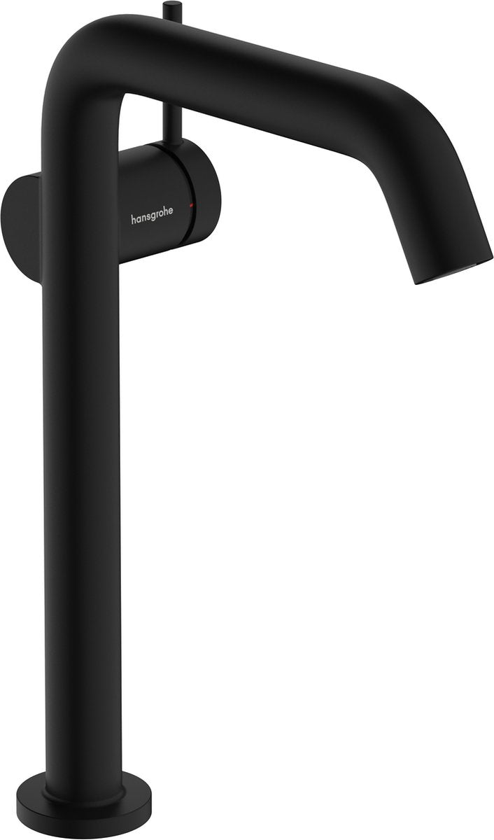 Hansgrohe tecturis s - wastafelkraan - ééngreeps bediening - coolstart energiebesparend - met afvoerplug - 240mm maat - mat zwart