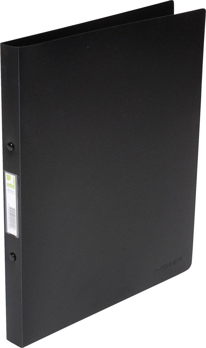 Q-CONNECT ringmap, pp, 4 ringen, 16 mm, zwart