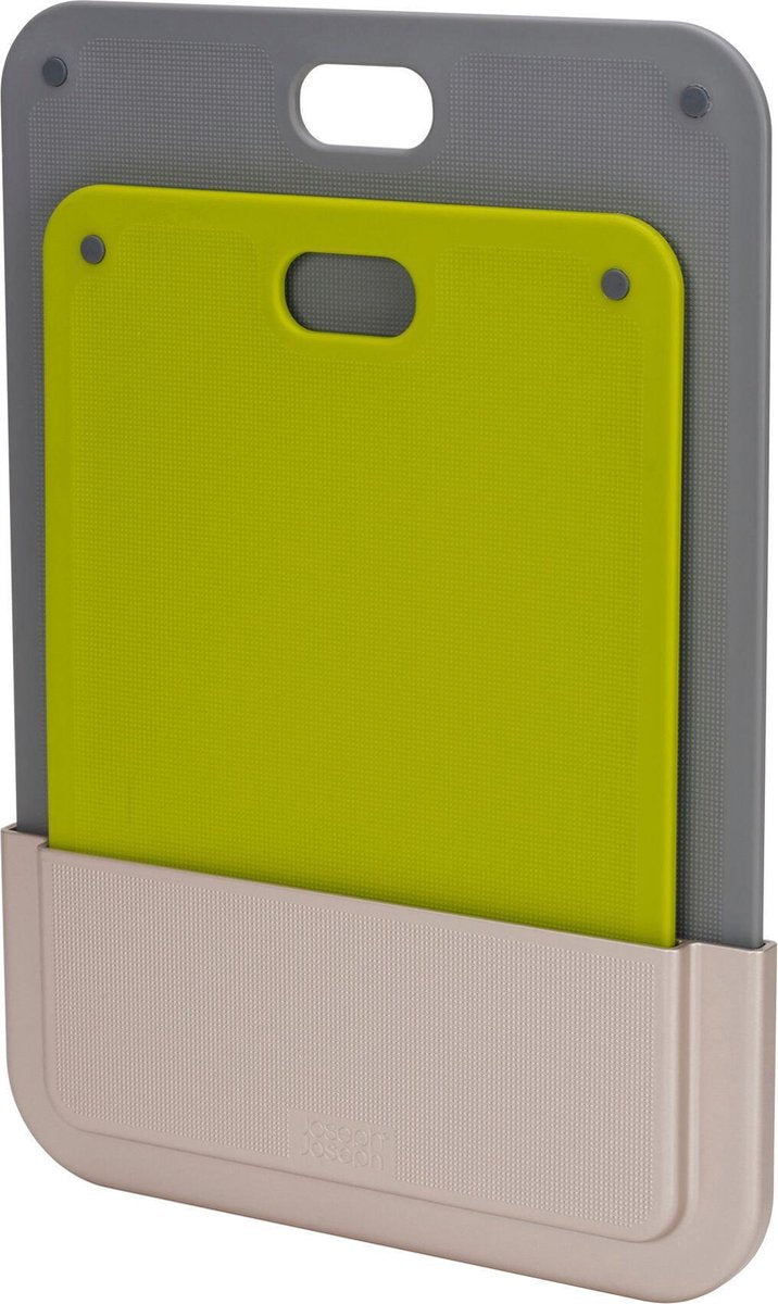 Joseph Joseph - doorstore houder met 2 snijplanken - polypropyleen - multicolor