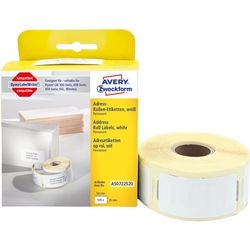 Avery Zweckform Adresetiketten AS0722520 permanent wit