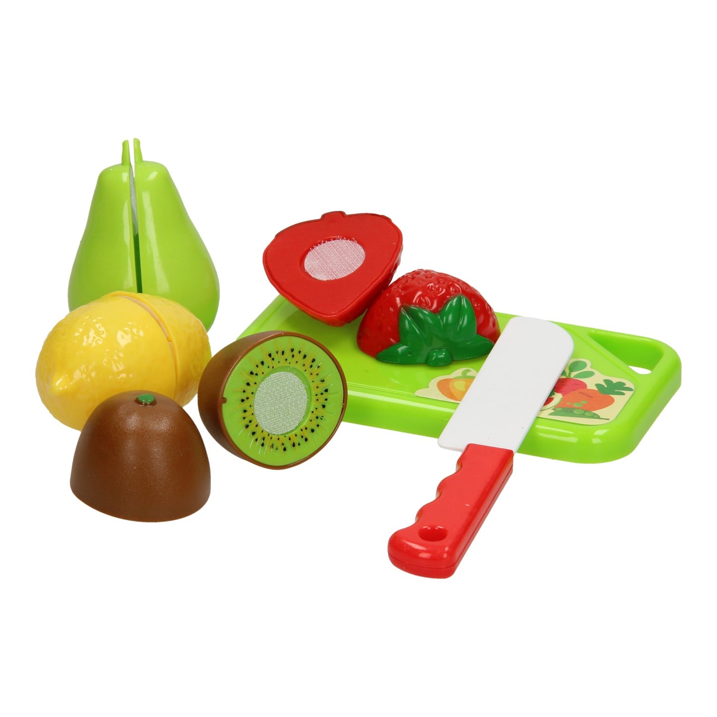 Lobbes Snijfruit met snijplank, 10dlg.