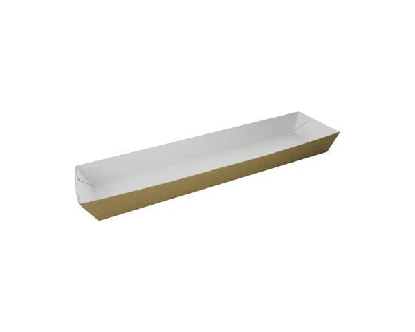 Depa Sandwich bakje bruin karton 25x6x2.5cm (250 stuks)