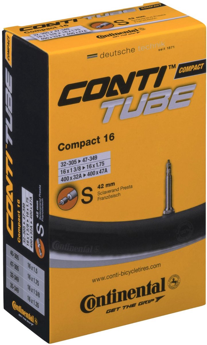 Continental Fietsband 16 inch 32-305 47-349 sv 42mm