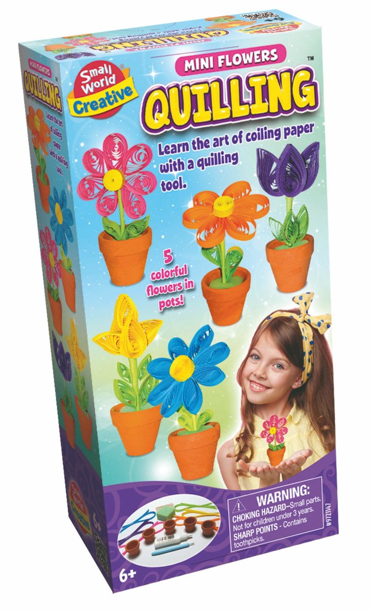 Merkloos Sans Marque Papier quilling bloemen - creatief knutselmateriaal - veelzijdige decoratie