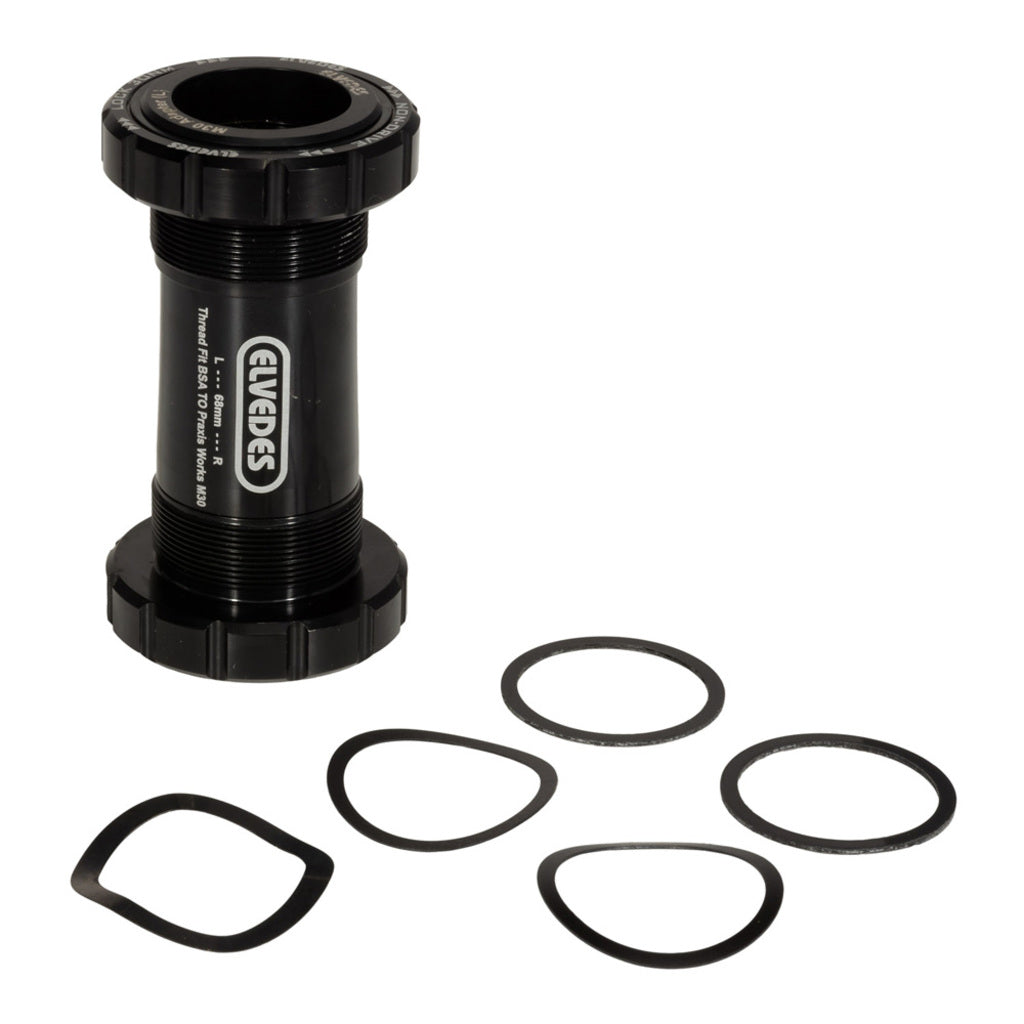 Trapas Elvedes Thread fit BSA voor Praxis road MTB 68-73 mm