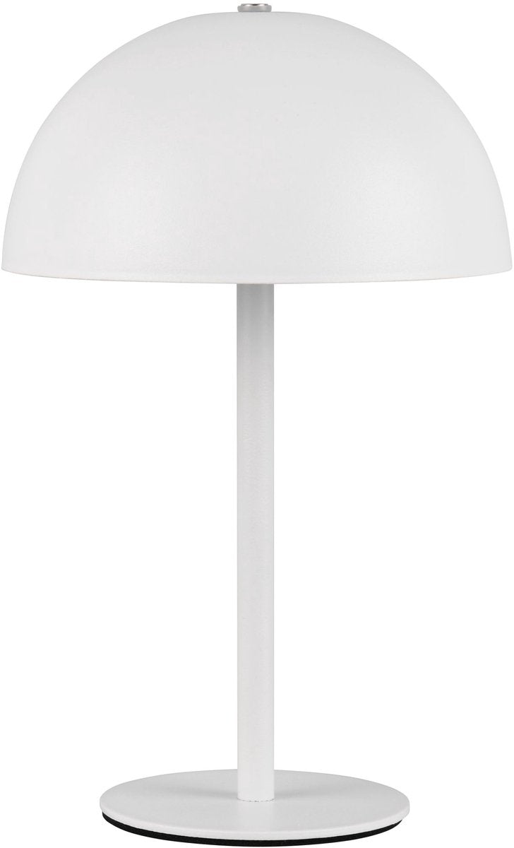 RL LIVE YOUR LIGHT Reality munoz - tafellamp - wit mat - incl. 1x smd 1,3 w - 4-stappen touch - usb-aansluiting - oplaadbaar - snoerloos