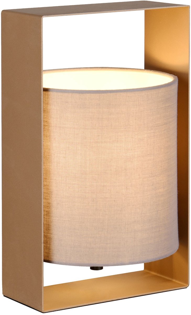 RL LIVE YOUR LIGHT Reality pail - tafellamp - mokka - excl. 1x e27 4,9 w - snoerschakelaar