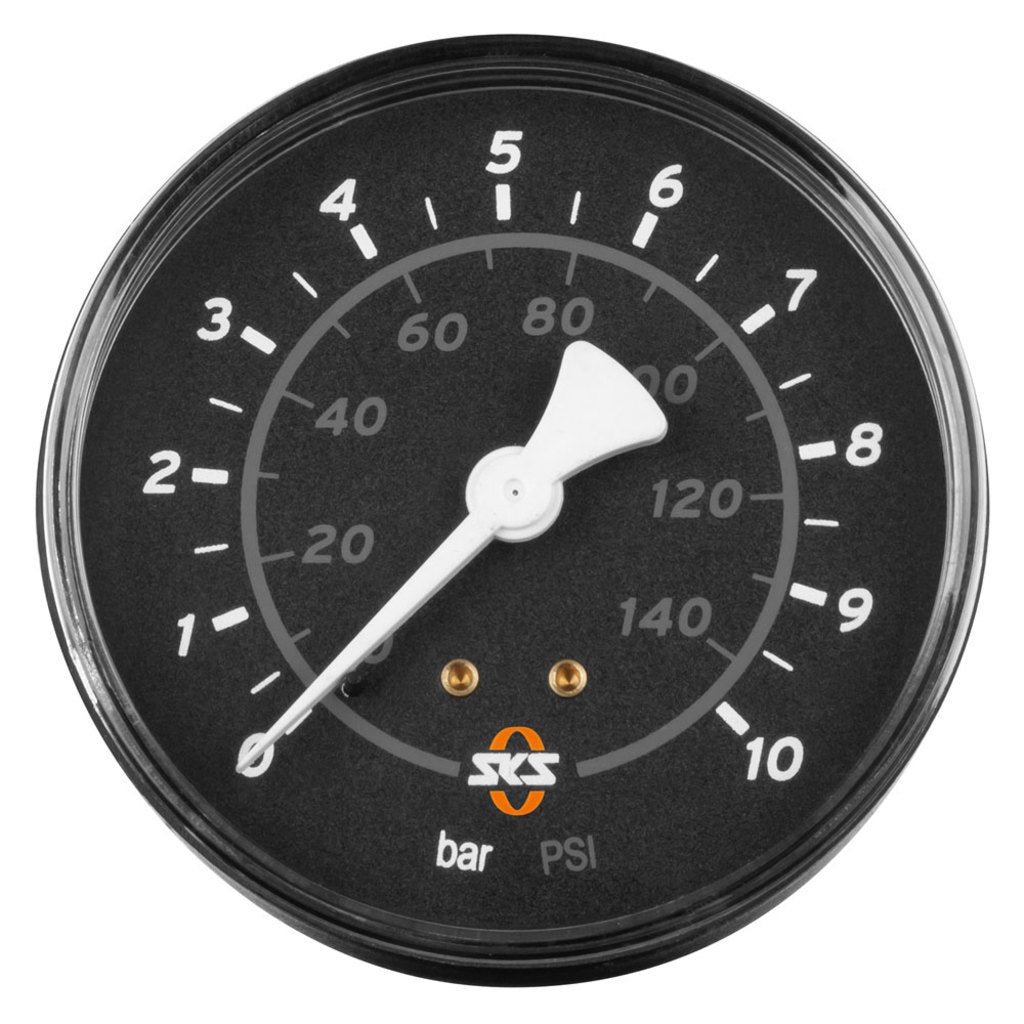 SKS Pompd manometer 80mm 10 bar zw