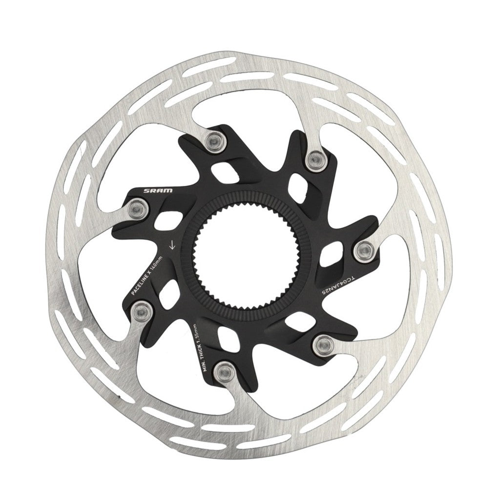 Sram remschijf rotor paceline x 140mm centerlock rounded incl interne lockring - 299526