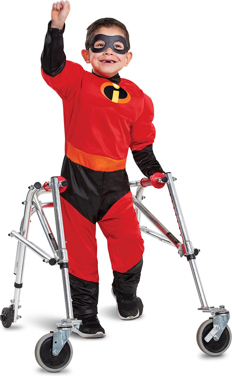 Disguise Disney pixar - the incredibles 2, dash adaptive costume, maat s (5-6 jaar), jongens