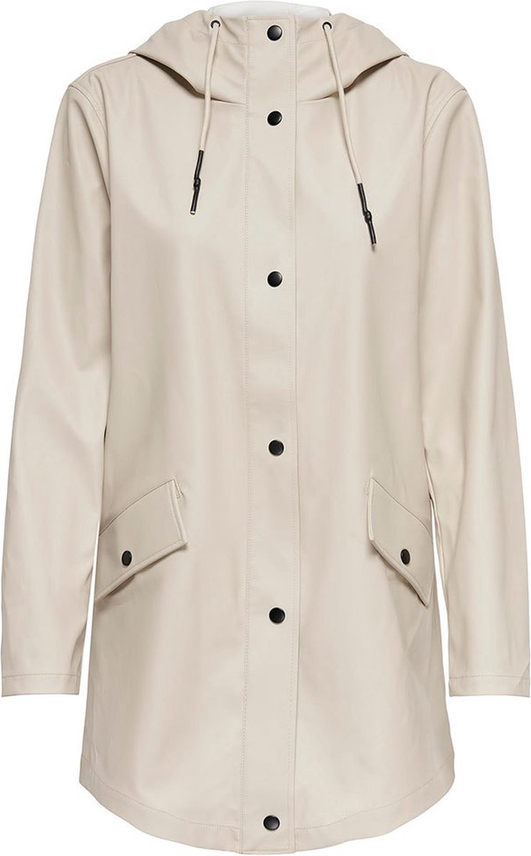 ONLY jas onlelisa raincoat otw noos 15261734 silver lining dames maat - m