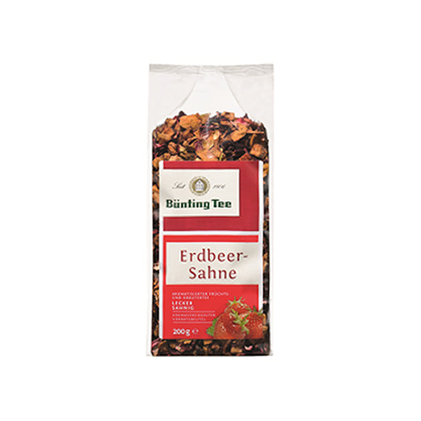 Bunting Tee fruchtetee erdbeer-sahne zak (6x 200gr)