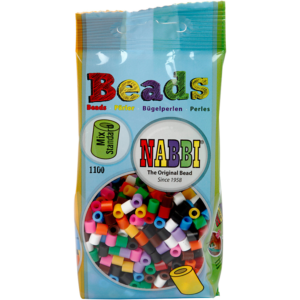 Creativ Company Https: www.cchobby.nl strijkkralen-afm-5x5-mm-gatgrootte-2-5-mm-medium-standaardkleuren-1100-stuk-1-doos