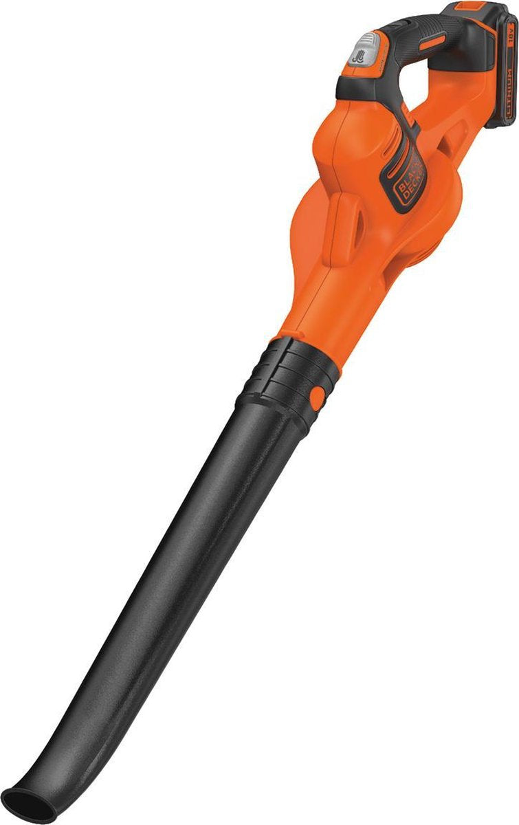 BLACK+DECKER 18v bladblazer accu powercommand 2.0ah met accu en lader powerboost, 209 km u - gwc1820pc-qw