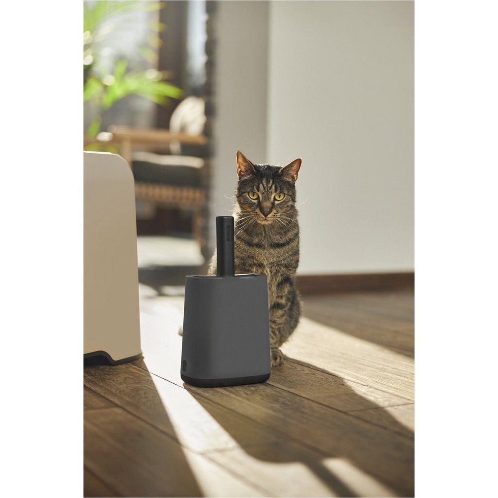 Rotho MyPet Rotho biala kattenbakschep + zakjes en houders antraciet