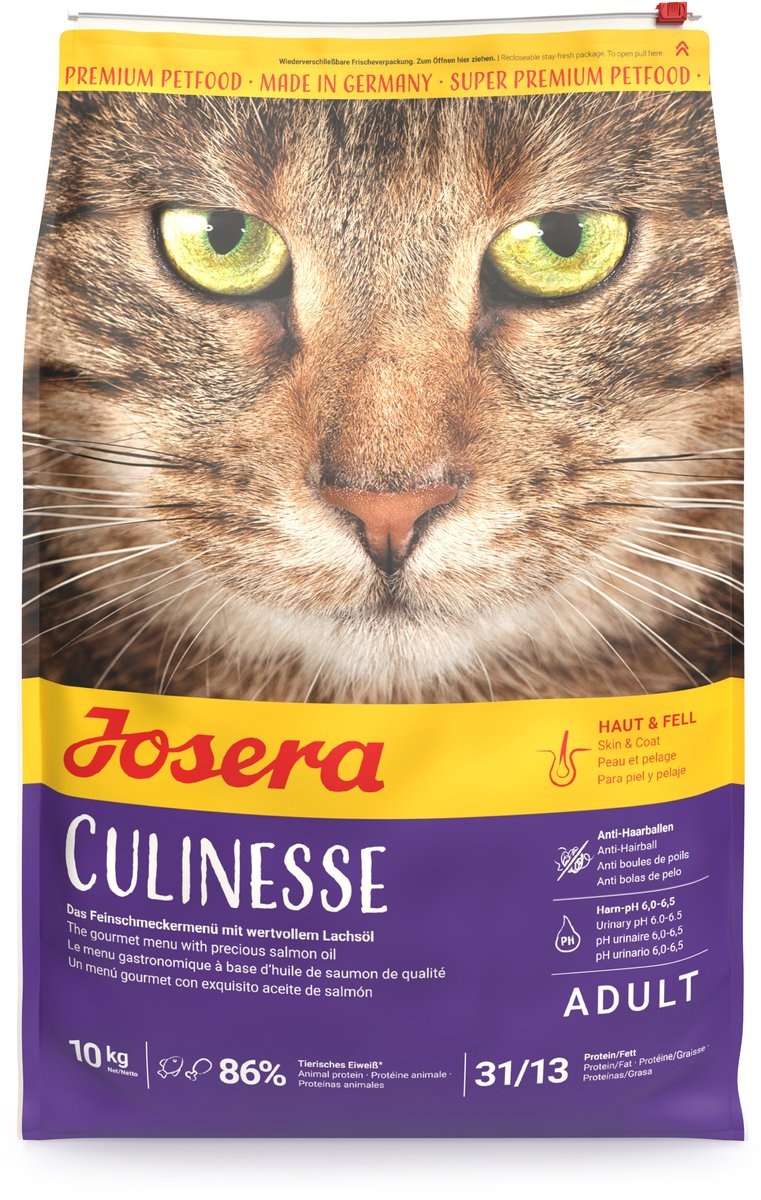 Josera culinesse volwassen - kattenvoer - zalm en vogels - 10kg
