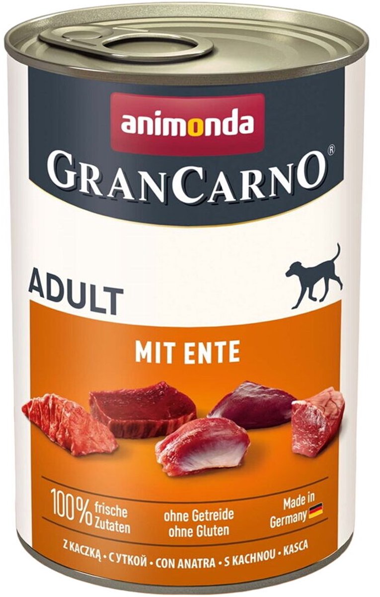 Animonda Natvoer grancarno adult eend varken 400 g