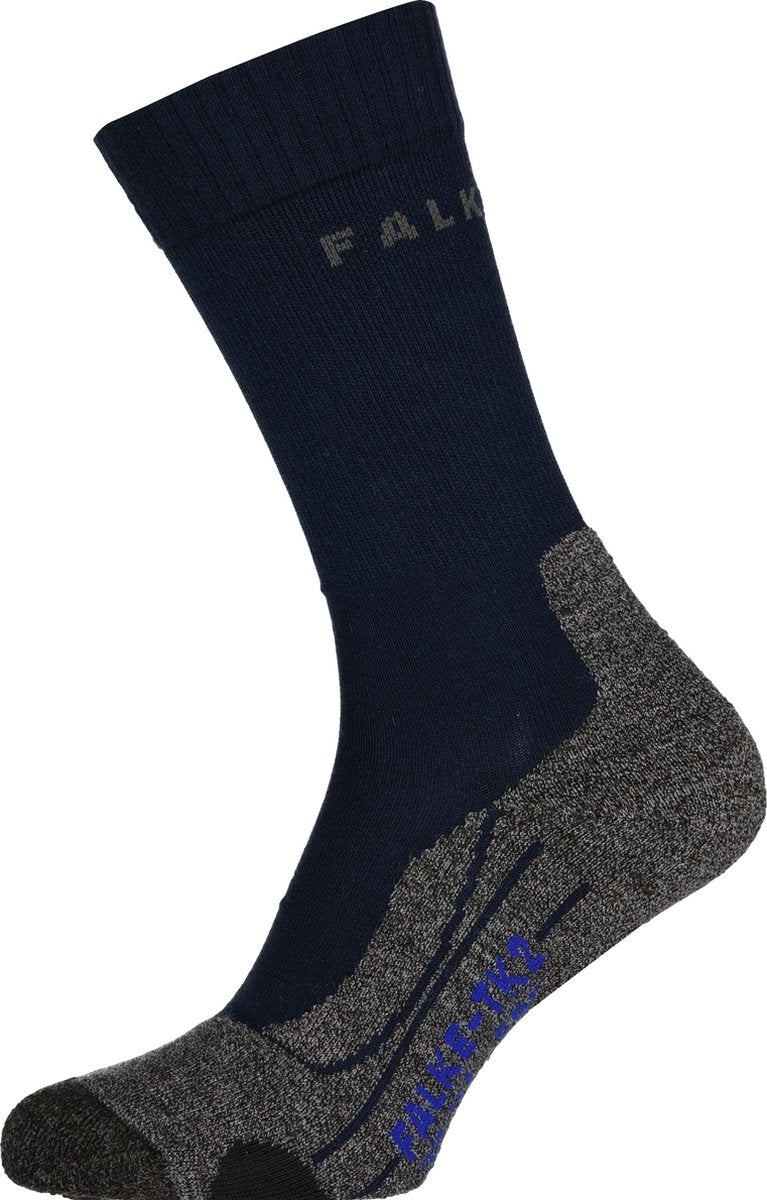 FALKE tk2 cool anti-blaar dik lyocell functioneel materiaal wandelsokken heren blauw - maat 44-45