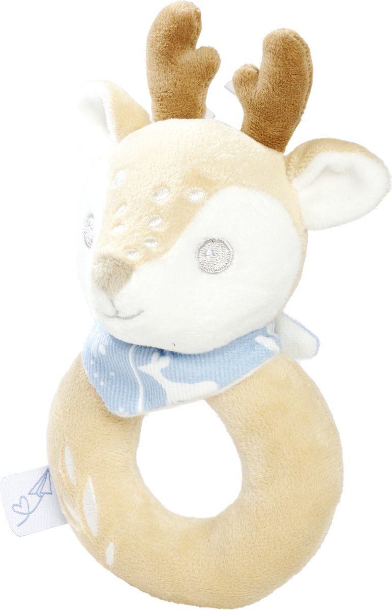 Simba Nicotoy - deer rattle plush - knuffel - pluche - 18cm - vanaf 0 m