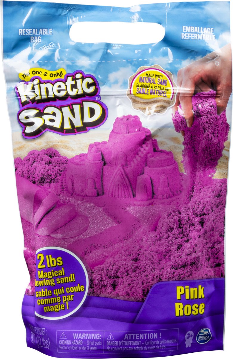 Kinetic Sand - speelzand - roze - 907 g origineel - sensorisch speelgoed