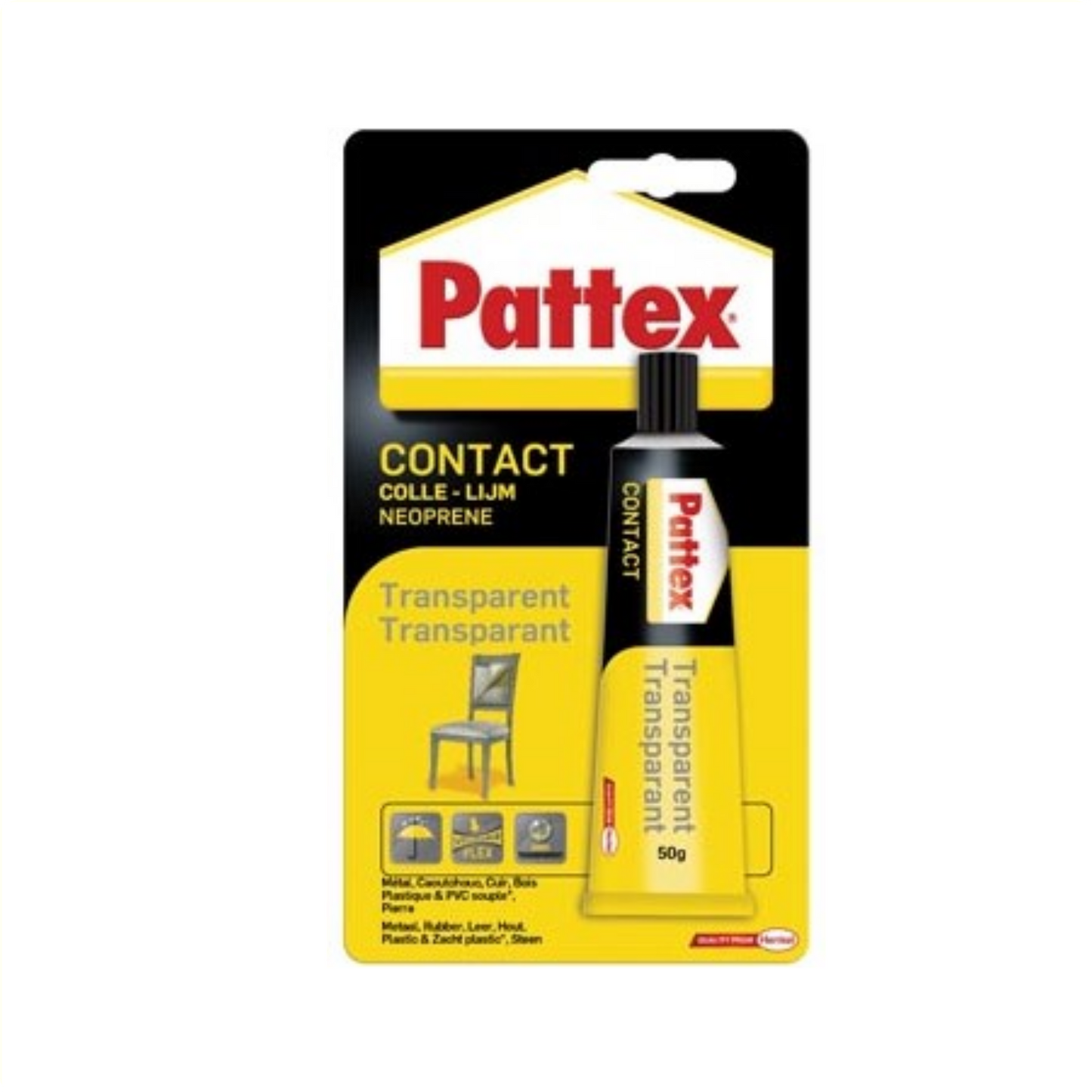 Pattex Patex contactlijm 50gr transparant