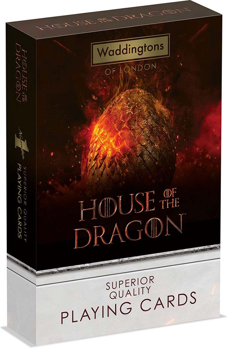 Winning Moves house of the dragon - speelkaarten - waddingtons no.1 (engels)