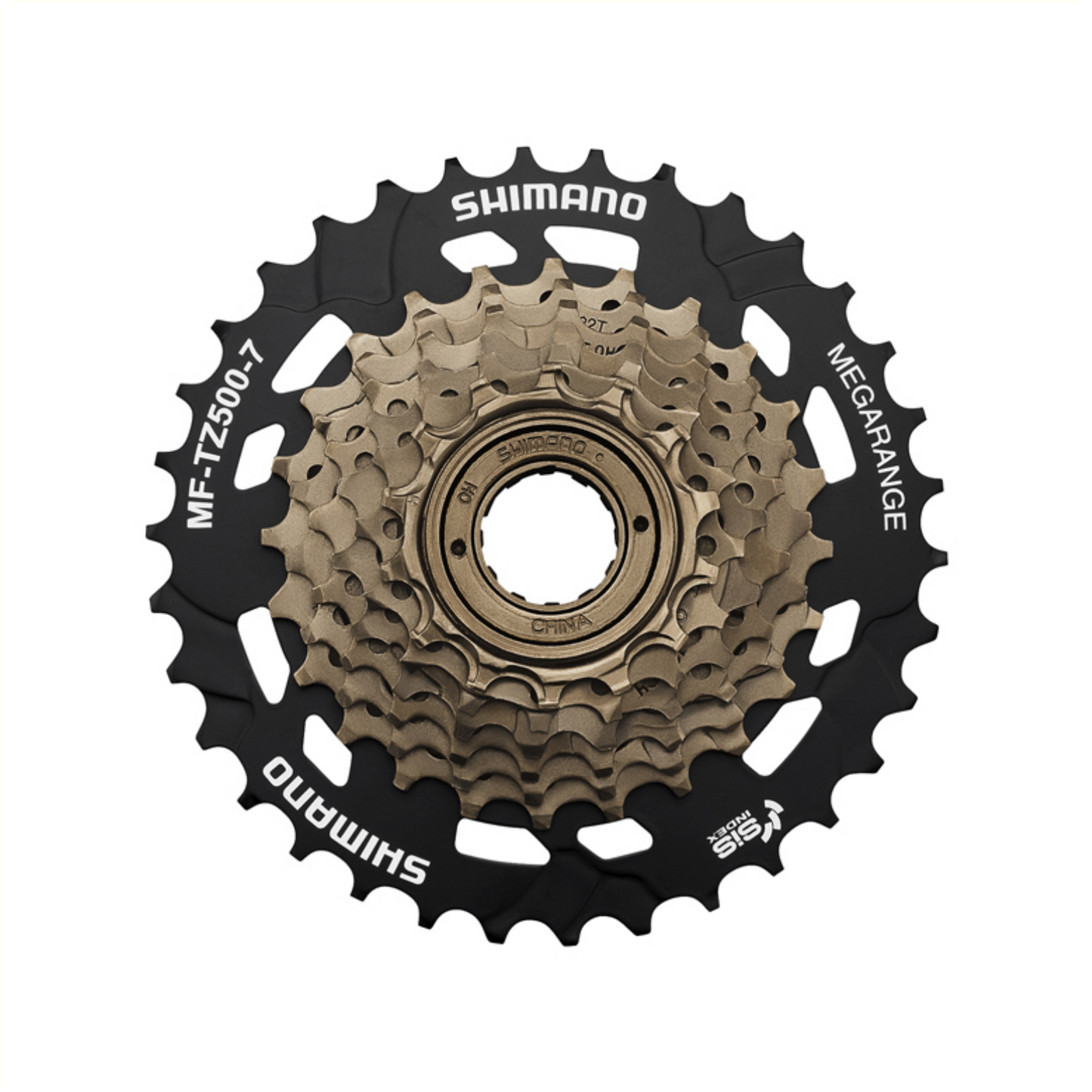 SHIMANO schraubzahnkranz tz500 cogset cogset tz500 14-34t.7sp