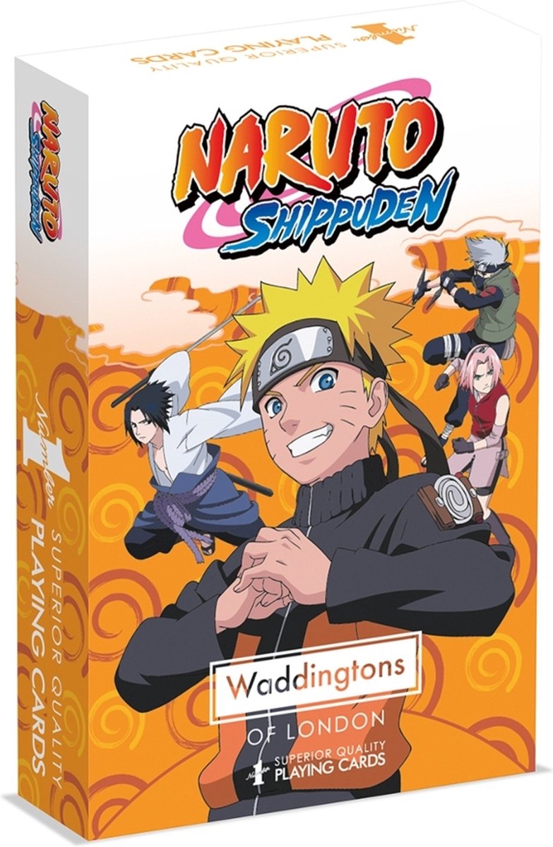 Winning Moves naruto - speelkaarten - waddingtons no.1