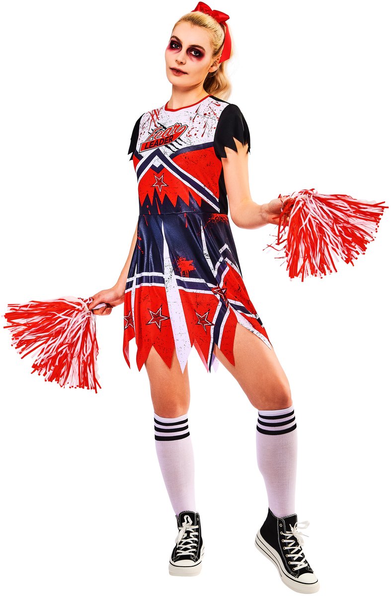 Rubies Zombie cheerleader volwassenenkostuum - - maat l