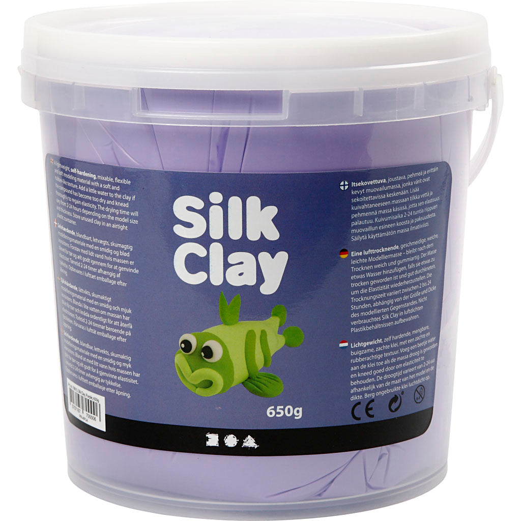 Silk Clay Https: www.cchobby.nl silk-clayr-paars-650-gr-1-emmer