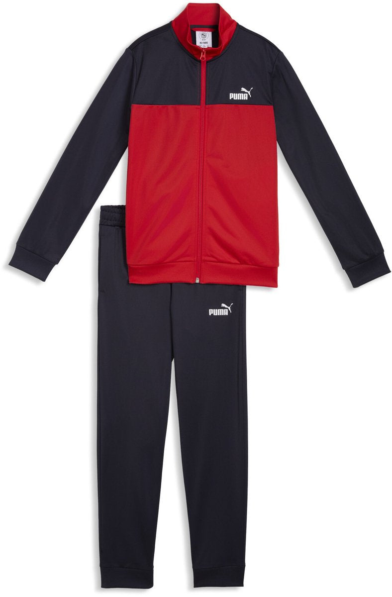 PUMA poly colorblock suit b unisex trainingspak - for all time red