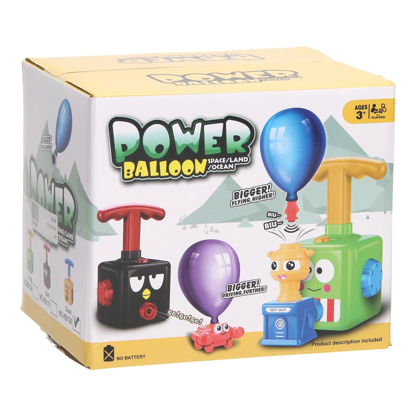 Lobbes Speelgoed BV Ballon power auto's speelset