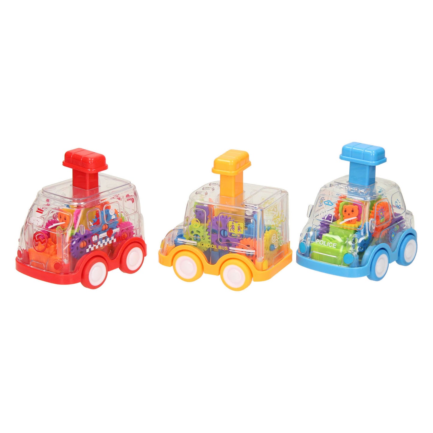 Abi Press en go tandwielen auto