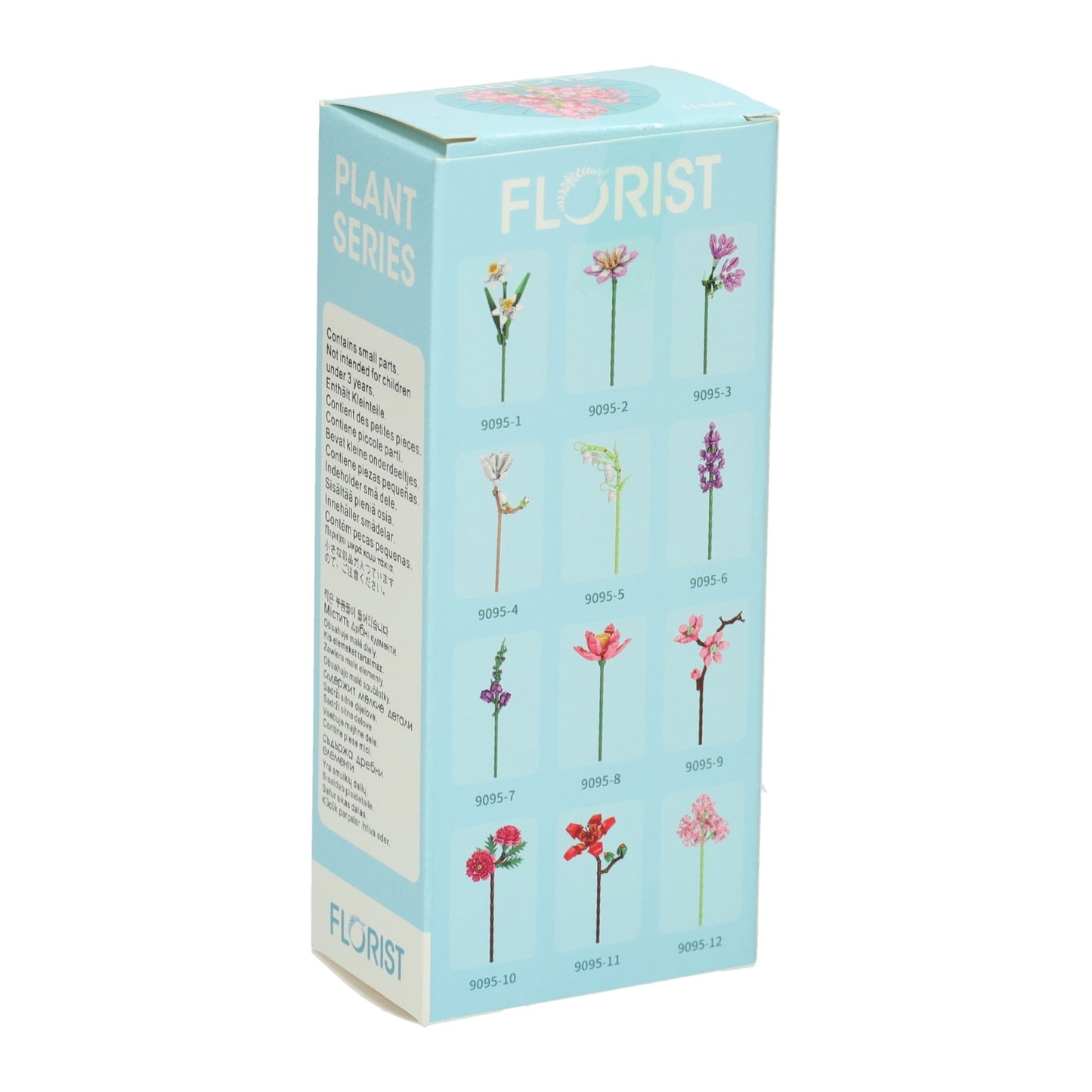 Lobbes Bloemen bouwset roze - 227dlg.