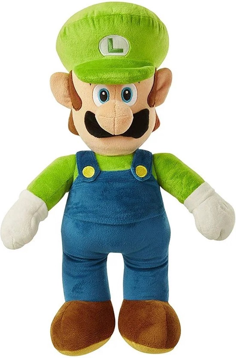Jakks Nintendo super mario - luigi jumbo knuffel 50cm