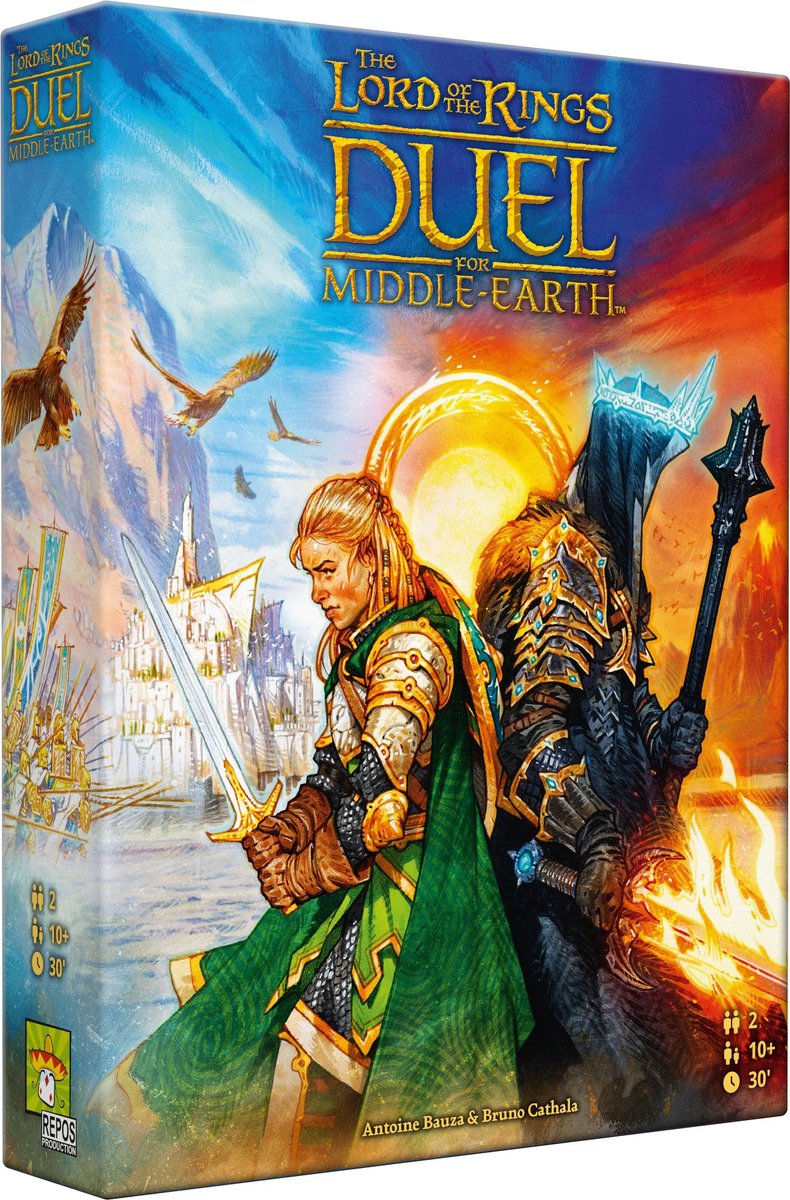 Repos Production The lord of the rings - duel for middle earth - engelstalig bordspel
