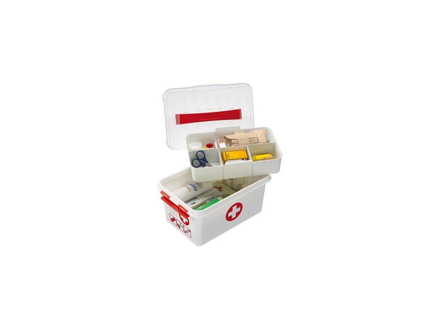 Sunware q-line first aid box 6l wit rood