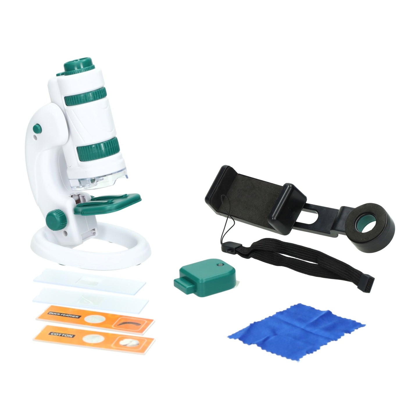 Lobbes Speelgoed BV Microscoop set groen