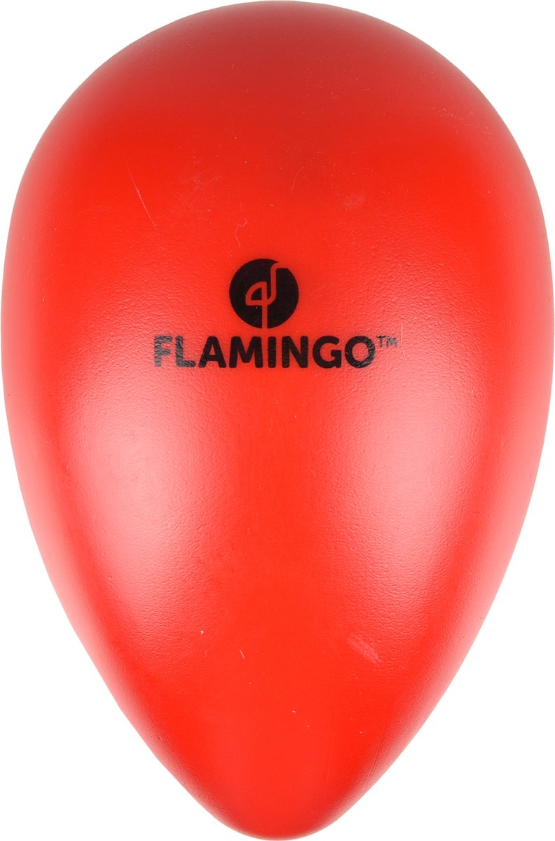 Flamingo ovo - speelgoed honden - hs ei ovo rood plastic dia. 16,5x25cm l - 1st - 127299 - 1st