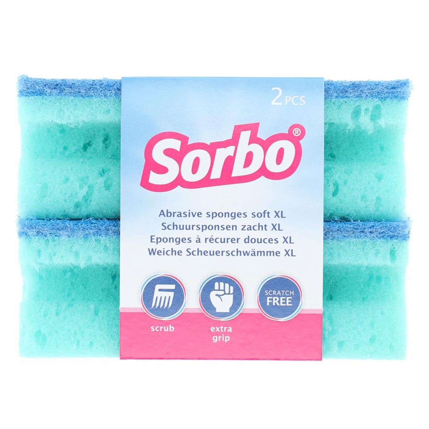 Sorbo schuurspons krasvrij xl set a 2st