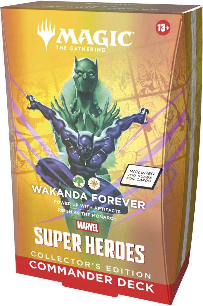 Magic: The Gathering | Marvel Super Heroes Collector’s Edition Commander Deck - Wakanda Forever
