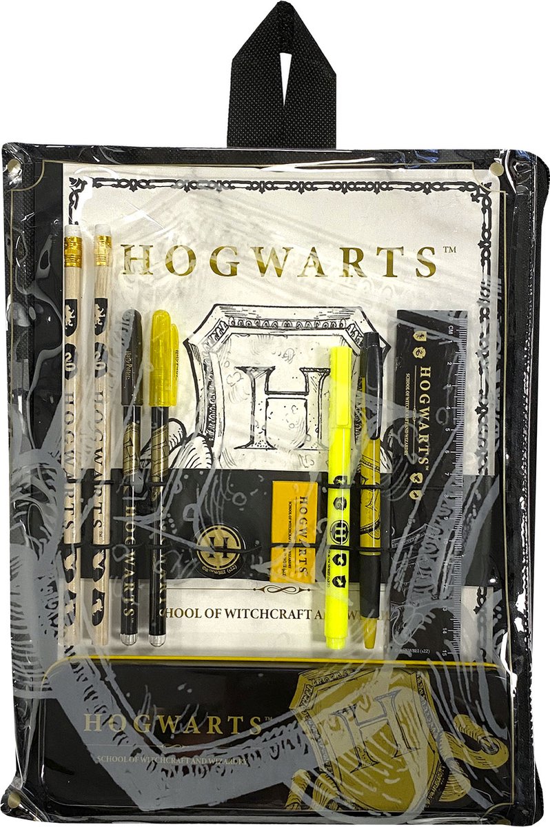 Mad Monkey Harry potter - schrijfwarenset - 12 onderdelen