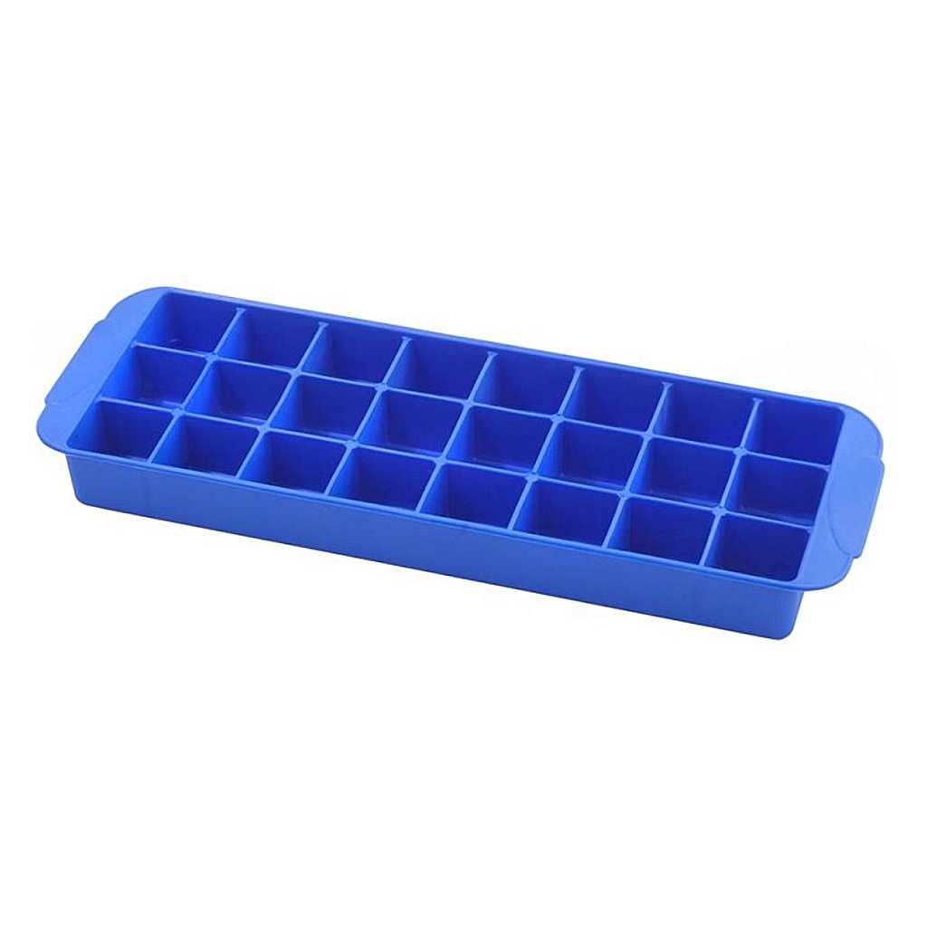 Metaltex ijsblokjes maker rubber blauw