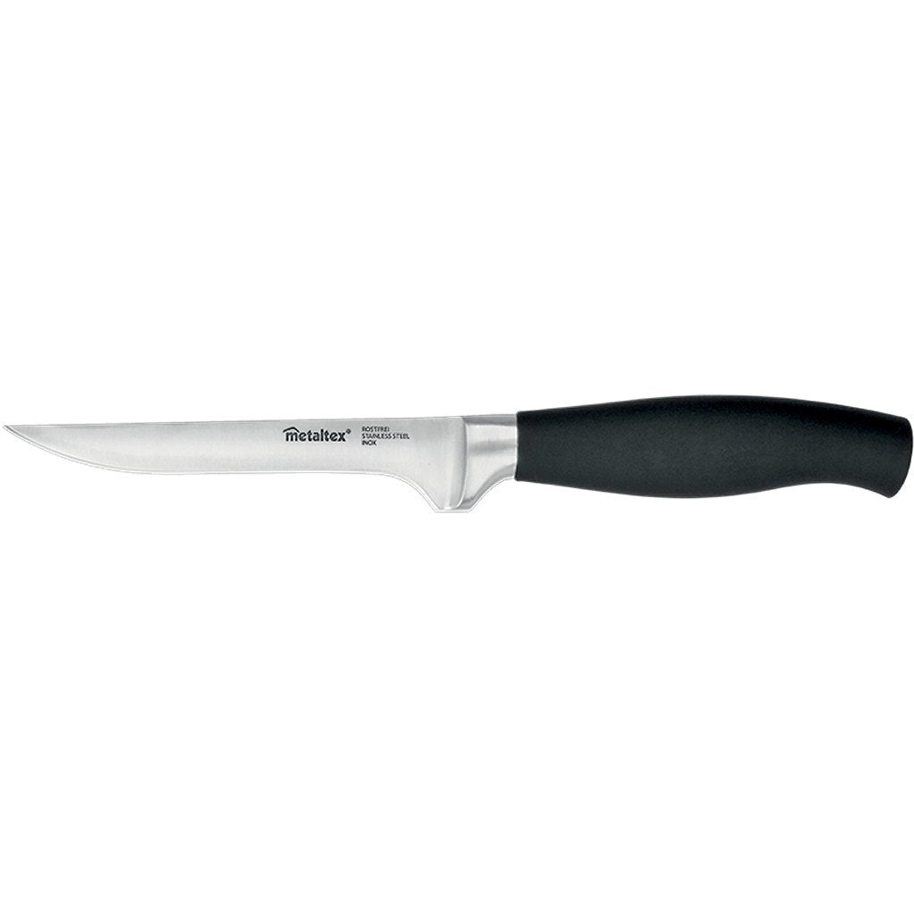 Metaltex comfort vleesmes 28 cm zwart rvs