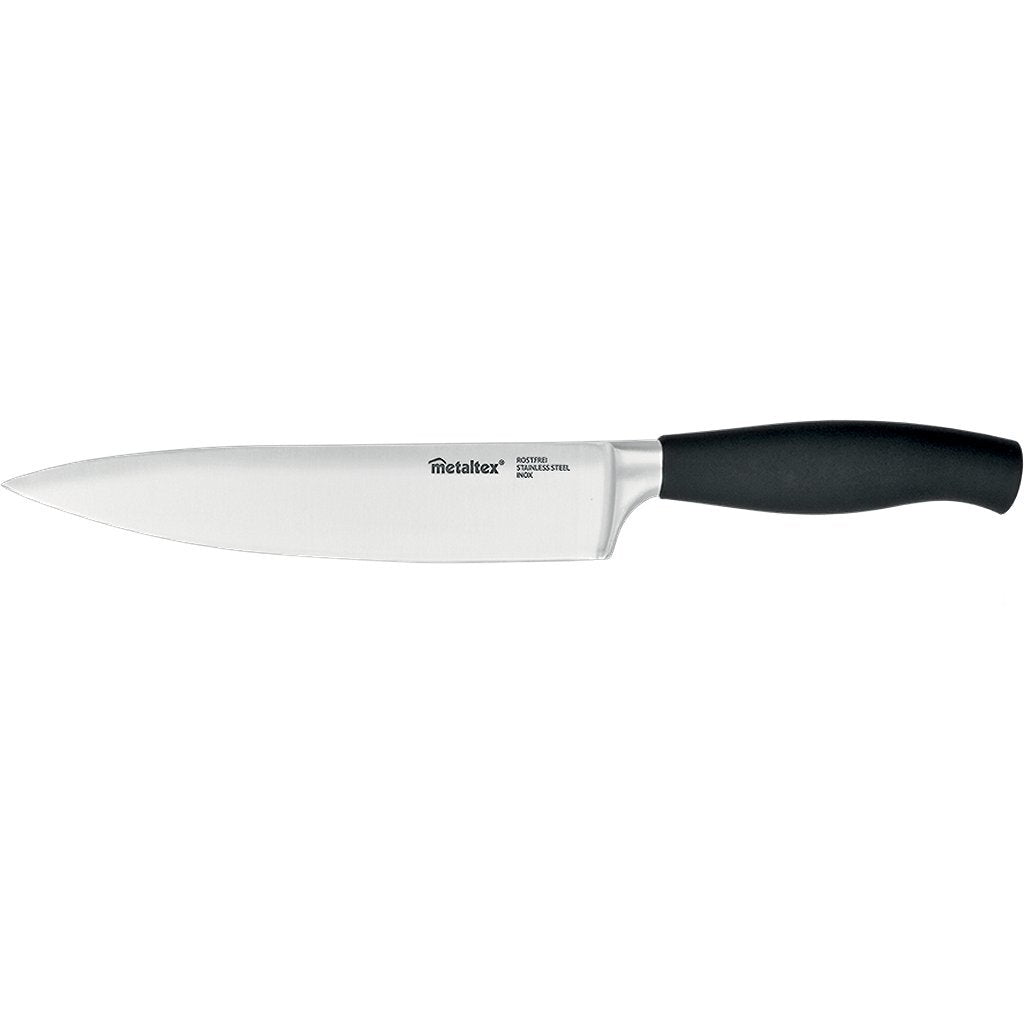 Tomado-Metaltex Metaltex comfort keukenmes 34 cm zwart rvs