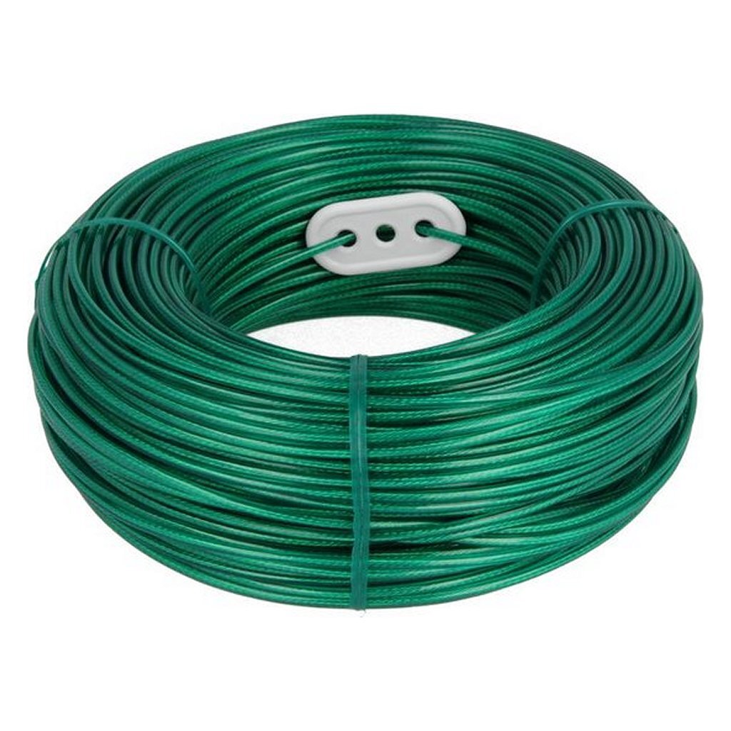 Metaltex Tomado- waslijn met stalen kern 80 cm groen